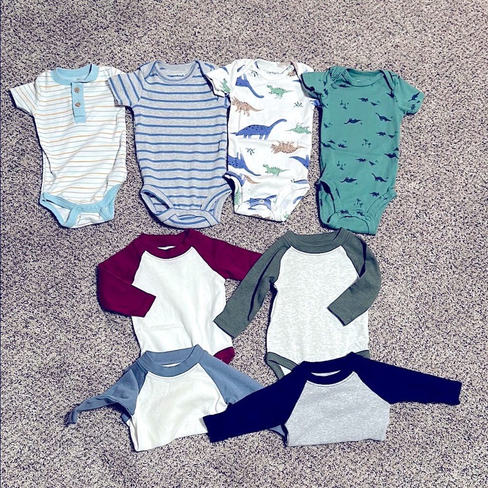 Assorted Colorful Kids One Pieces Set 3 month boys